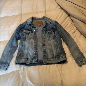 Lucky Brand Distressed Denim Jacket